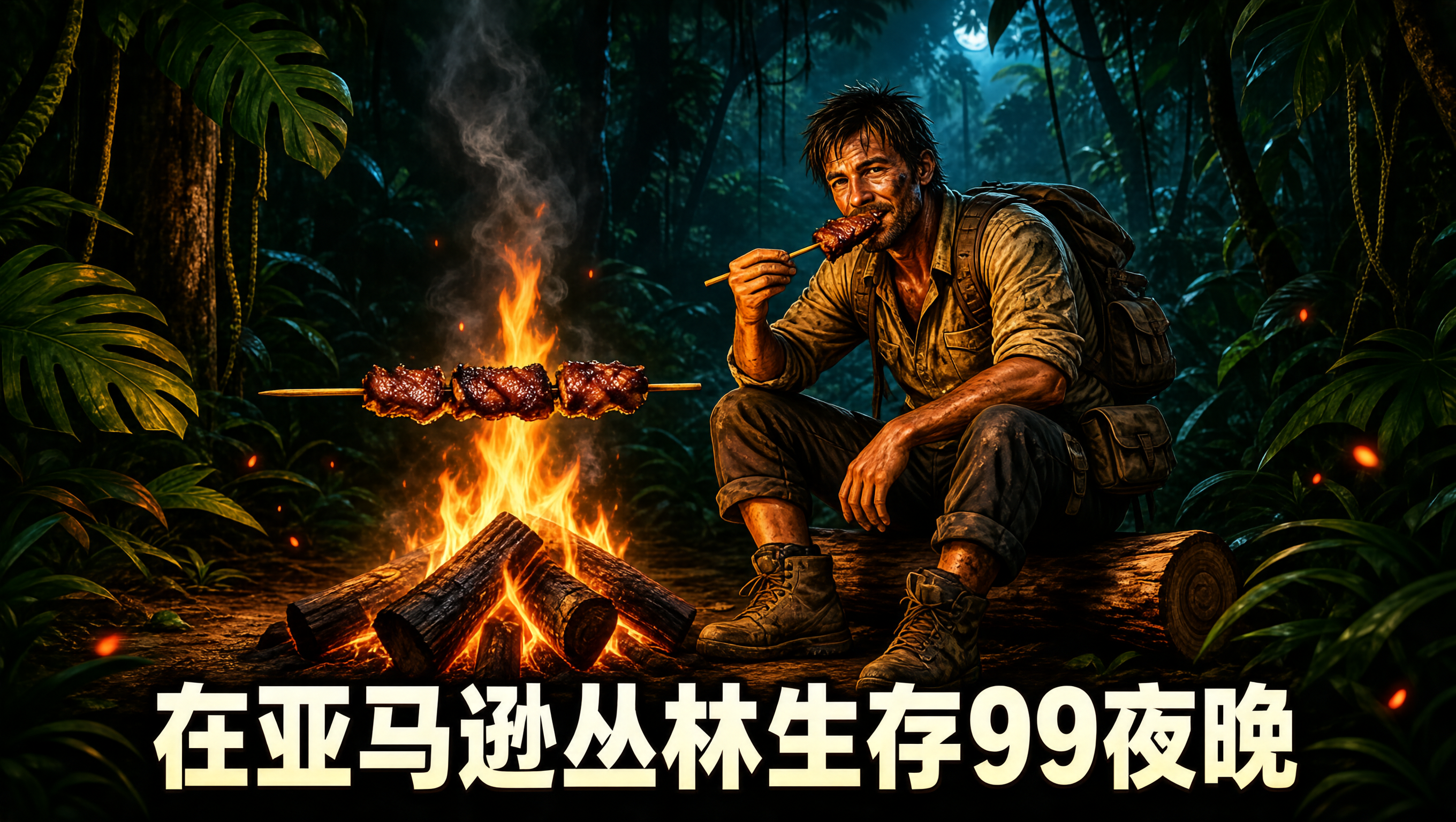 在亚马逊丛林生存99天 封面